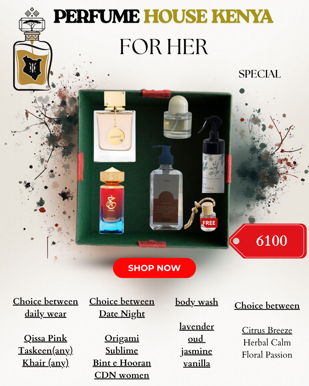 THE ULTIMATE "FOR HER" SPECIAL DEAL IS HERE! KES 6100
